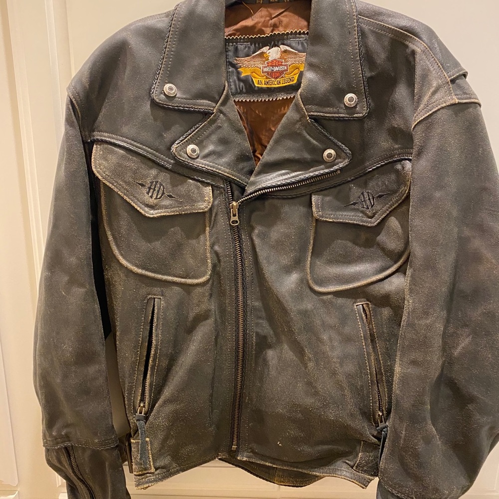 Vintage Harley Davidson Leather Jacket